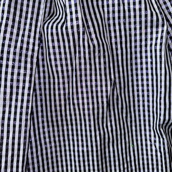 Storybook vintage shimmery purple plaid 7 party dress - Picture 2 of 5